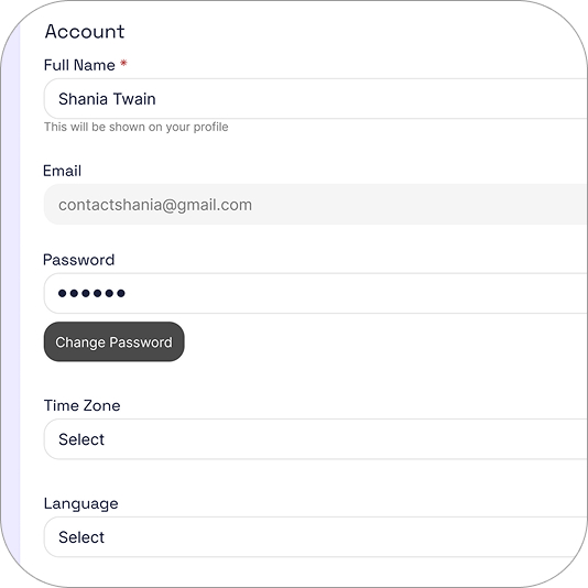 Account Settings